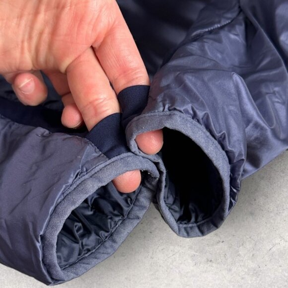 Lululemon Layer Up Jacket Indigo Blue Size 6 Puffer Reversible Lightweight Coat - Picture 13 of 16